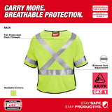 Chaleco de seguridad amarillo desprendible de gran visibilidad clase 3, AR/FR Cat. 1, tallas 2XL/3XL (ANSI/CSA) Milwaukee 48-73-5233 - imagen 4