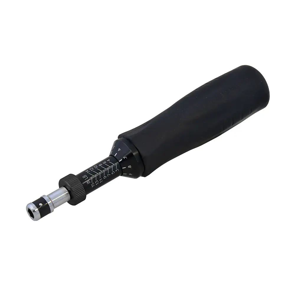 Destornillador de torque microajustable con mango plástico cuadro de 1/4", 3-15 in-lb Urrea 6106B