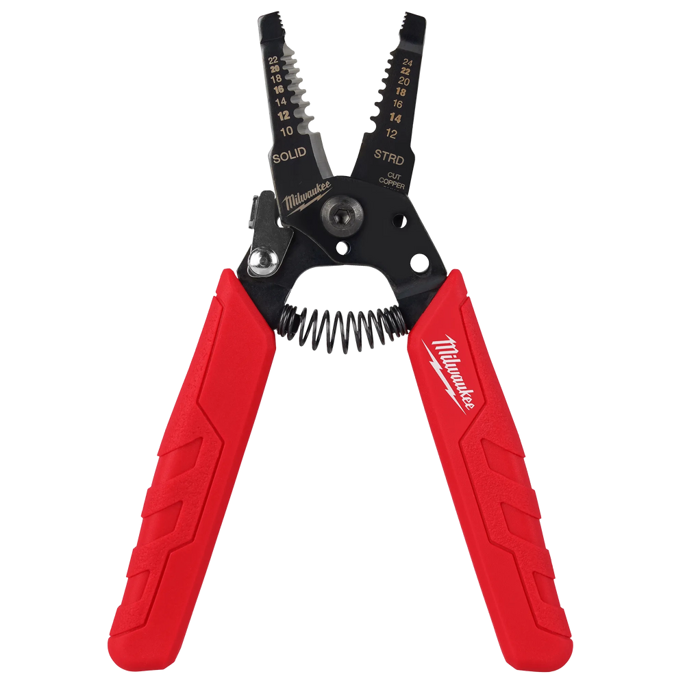 Pelacables y cortador compacto con empuñadura cómoda para cables de 10-24 AWG Milwaukee 48-22-3044 - imagen 6