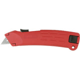 Navaja utilitaria retráctil automática de seguridad, 6-3/4" , cuerpo de zamac Urrea 689AR