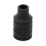 Dado de impacto cuadro de 1/4", 6 puntas, en pulgadas, 3/16" Urrea 6906H - imagen 2
