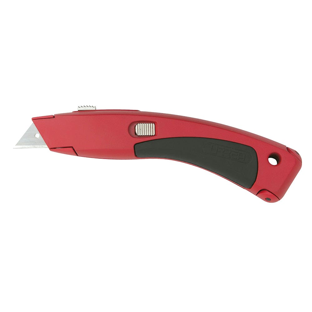 Navaja utilitaria retráctil curva, 7-1/2", cuerpo de zamac Urrea 690 - imagen 2