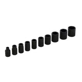 Juego de dados de impacto cuadro de 1/4", 6 puntas, en pulgadas, 10 piezas Urrea 69106 - imagen 2