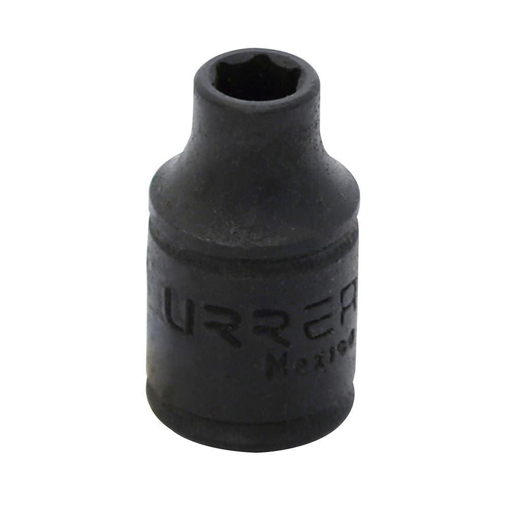 Dado de impacto cuadro de 1/4", 6 puntas, en pulgadas, 5/16" Urrea 6910H