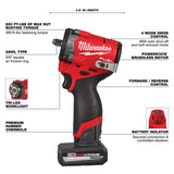 Kit de llave de impacto corta M12 FUEL™ de 3/8" Milwaukee 2562-22 - imagen 4