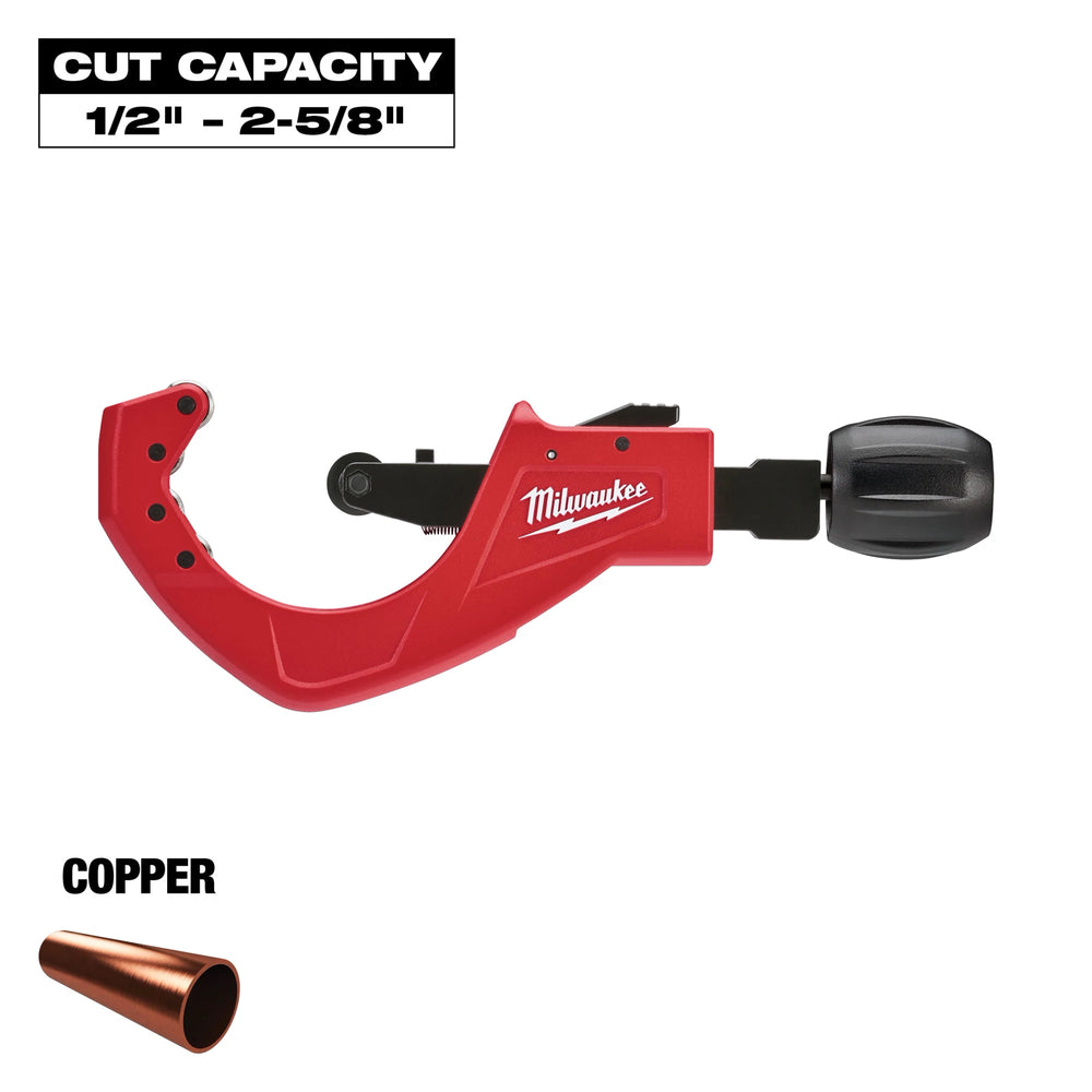 Cortador de tubos de cobre de 2-1/2" con ajuste rápido Milwaukee 48-22-4253 - imagen 2