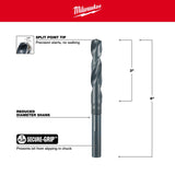 Broca con acabado de óxido negro S&D de 19/32" Milwaukee 48-89-2741 - imagen 4