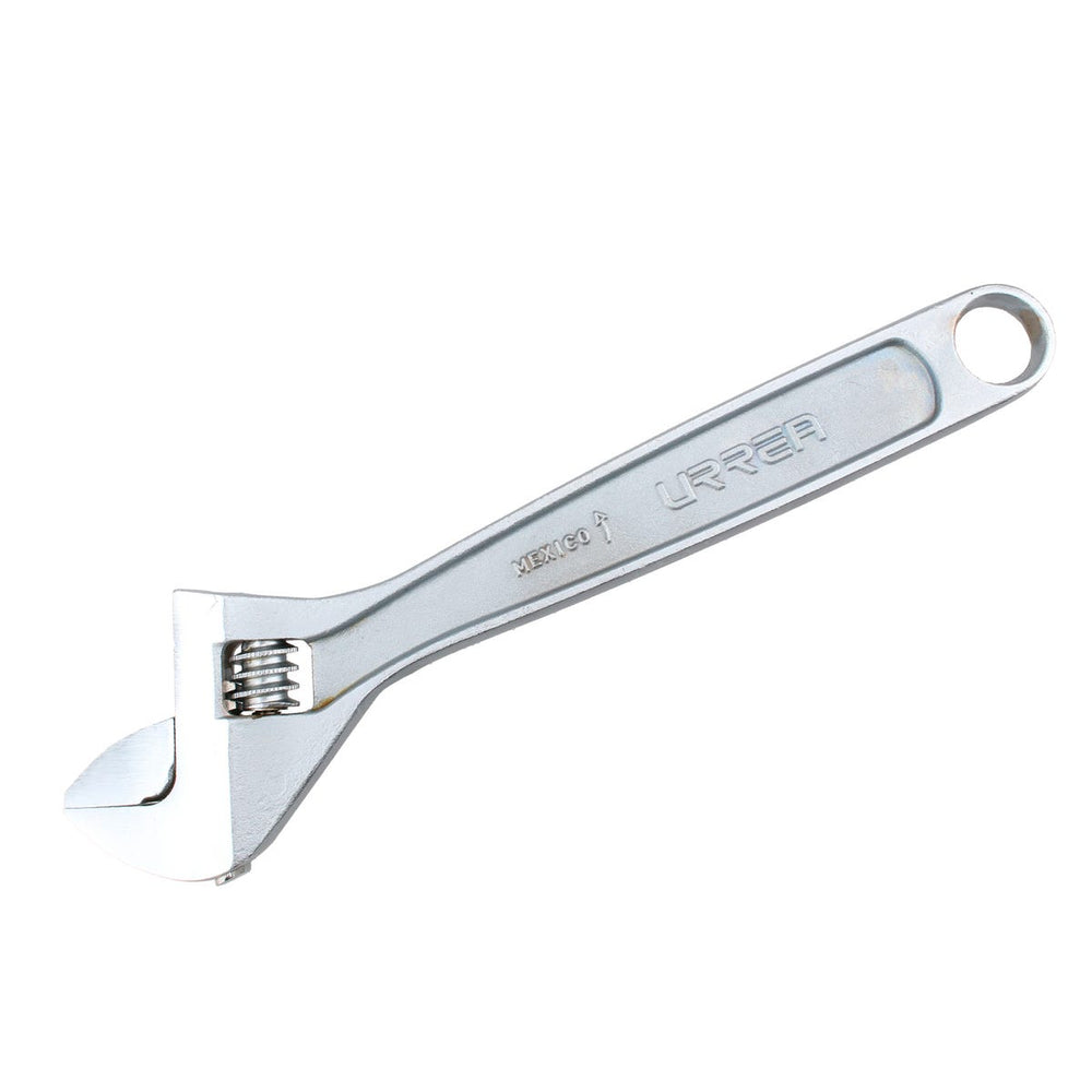 Llave ajustable cromada 1/2" 4" Urrea 704