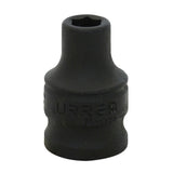 Dado de impacto cuadro de 3/8", 6 puntas, en pulgadas, 5/16" Urrea 7210H - imagen 2