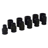 Juego de dados de impacto cuadro de 3/8", 6 puntas, métricos, 11 piezas Urrea 72202