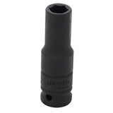 Dado de impacto largo cuadro de 1/2", 6 puntas, en pulgadas, 7/16" Urrea 7314H - imagen 2