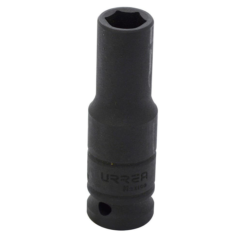 Dado de impacto largo cuadro de 1/2", 6 puntas, en pulgadas, 9/16" Urrea 7318H