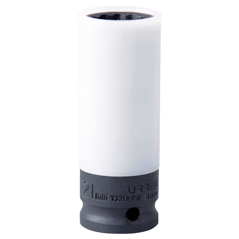 Dado de impacto métrico cuadro de 1/2"con protección nylamid, 13/16" Urrea 7321MPR