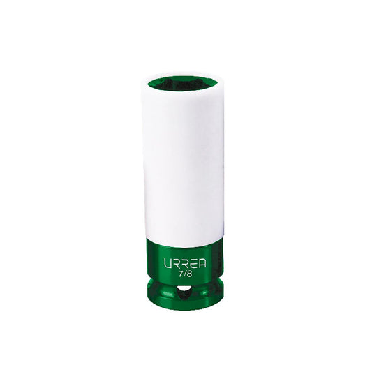 Dado de impacto en pulgadas cuadro de 1/2" con protección nylamid 7/8" Urrea 7328P