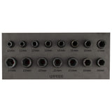 Juego de dados de impacto cuadro de 1/2", 6 puntas, métricos, 15 piezas Urrea 7401MC - imagen 6