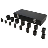 Juego de dados de impacto cuadro de 1/2", 6 puntas, en pulgadas, 15 piezas, en caja Urrea 7402C - imagen 5