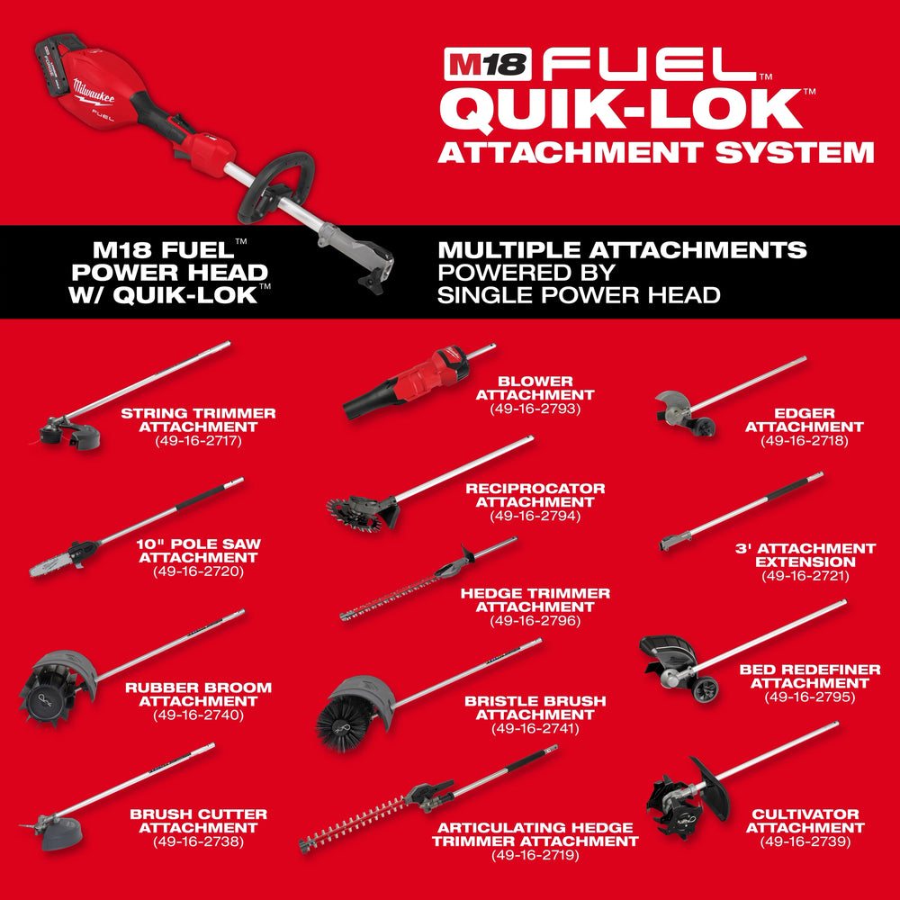 Kit de desbrozadora M18 FUEL™ con QUIK-LOK™ Milwaukee 3016-21ST - imagen 4