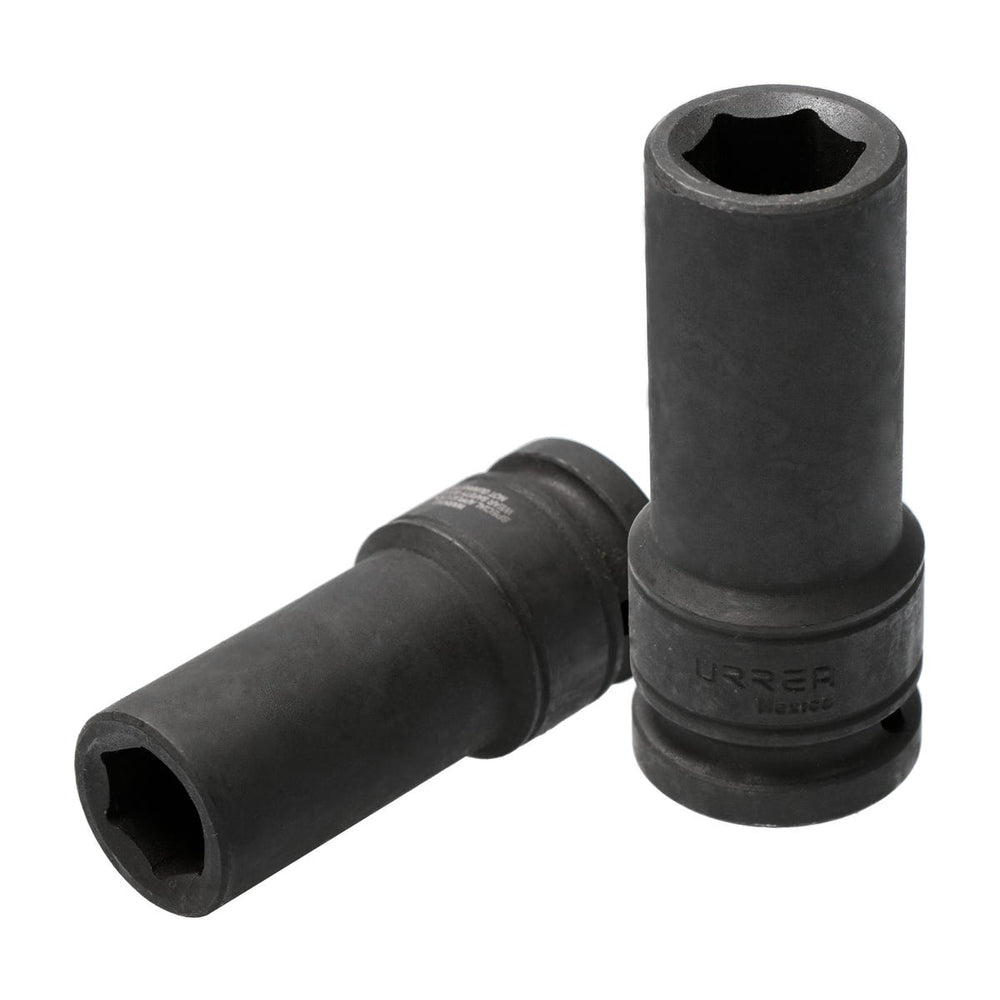 Dado de impacto largo pared delgada cuadro de 3/4", 6 puntas, en pulgadas, 3/4" Urrea 7512LD