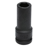 Dado de impacto largo pared delgada cuadro de 3/4", 6 puntas, en pulgadas, 7/8" Urrea 7514LD