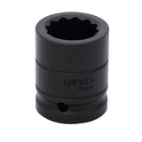 Dado de impacto cuadro de 3/4", 12 puntas, en pulgadas, 1-1/8" Urrea 7518T
