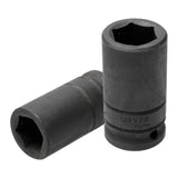 Dado de impacto largo cuadro de 3/4", 6 puntas, métrico, 30 mm Urrea 7530ML - imagen 2