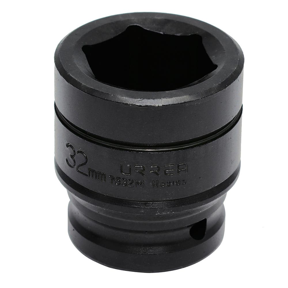 Dado de impacto cuadro de 3/4", 6 puntas, métrico, 32 mm Urrea 7532M