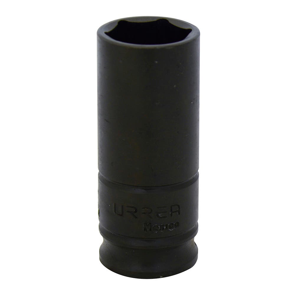 Dado de impacto largo cuadro de 3/8", 6 puntas, en pulgadas, 1/2" Urrea 7716H