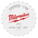 Hoja de sierra circular para enmarcado de 8-1/4" y 24 T Milwaukee 48-40-0820