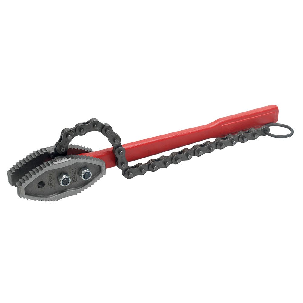 Llave de cadena tipo caimán para tubos de 6", 31" Urrea 797C