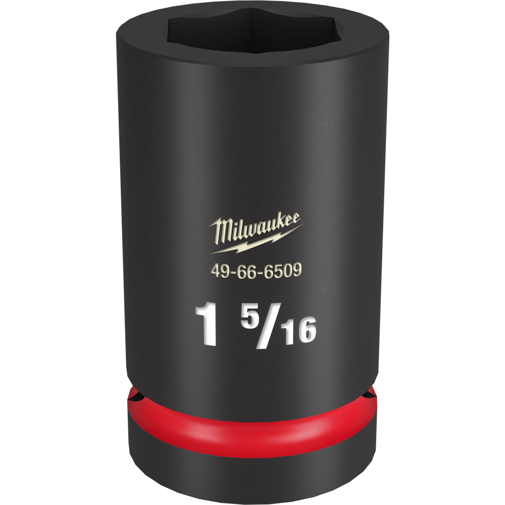 Cubo profundo de 6 puntas de 1-5/16" con boca de 1" SHOCKWAVE Impact Duty™ Milwaukee 49-66-6509