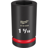 Cubo profundo de 6 puntas de 1-5/16" con boca de 1" SHOCKWAVE Impact Duty™ Milwaukee 49-66-6509
