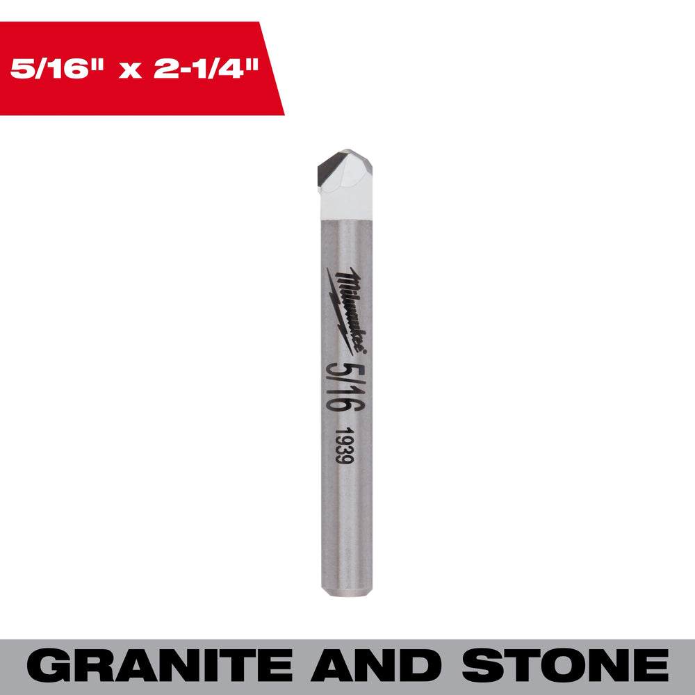 Broca para piedra natural de 5/16" Milwaukee 48-20-8993 - imagen 2