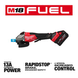 Kit de rectificadora con freno de velocidad variable M18 FUEL™ de 4-1/2"-6" con interruptor de paleta y ONE-KEY™ Milwaukee 3672-22 - imagen 2