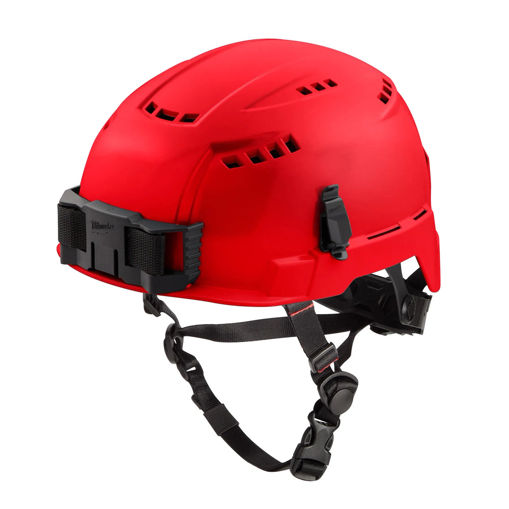 Casco de seguridad rojo con ventilación: Tipo 2, clase C Milwaukee 48-73-1308
