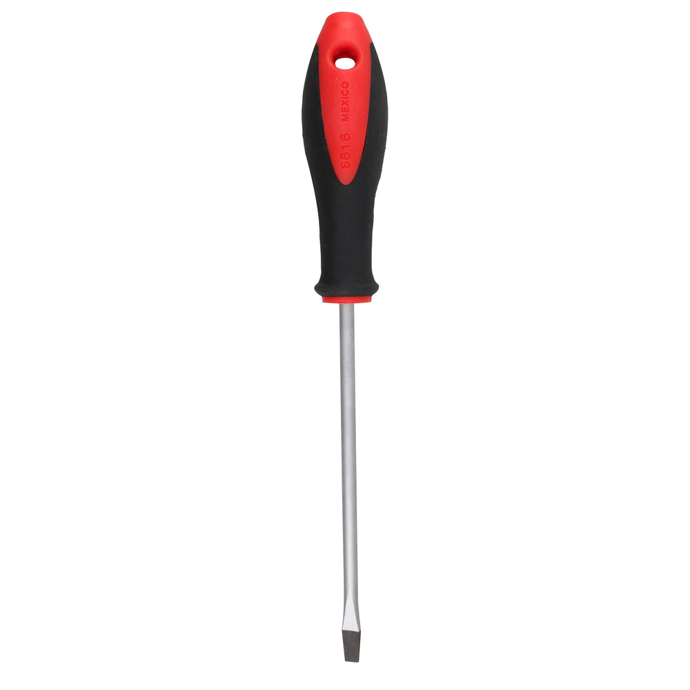 Destornillador con mango bimaterial, punta plana barra redonda 1/4" x 6" Urrea 8616 - imagen 6