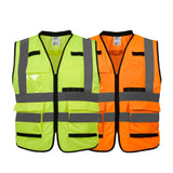 Chaleco de seguridad naranja de alto rendimiento y alta visibilidad Clase 2: S/M Milwaukee 48-73-5051
