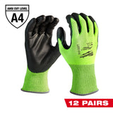 Guantes de corte de alta visibilidad nivel 4 bañados en poliuretano - XXL Milwaukee 48-73-8944 - imagen 2