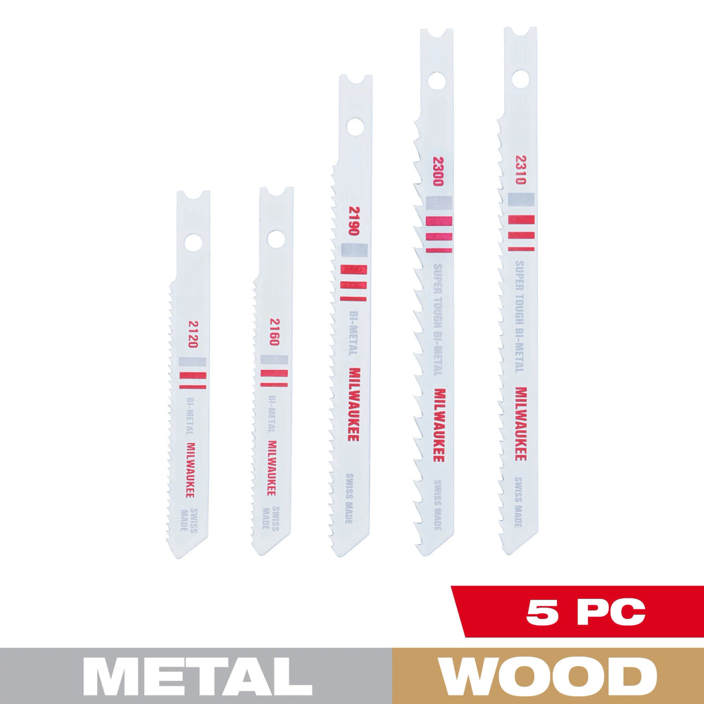 Selección de madera y metal con vástago en U (paquete por 5) Milwaukee 49-22-1168 - imagen 2