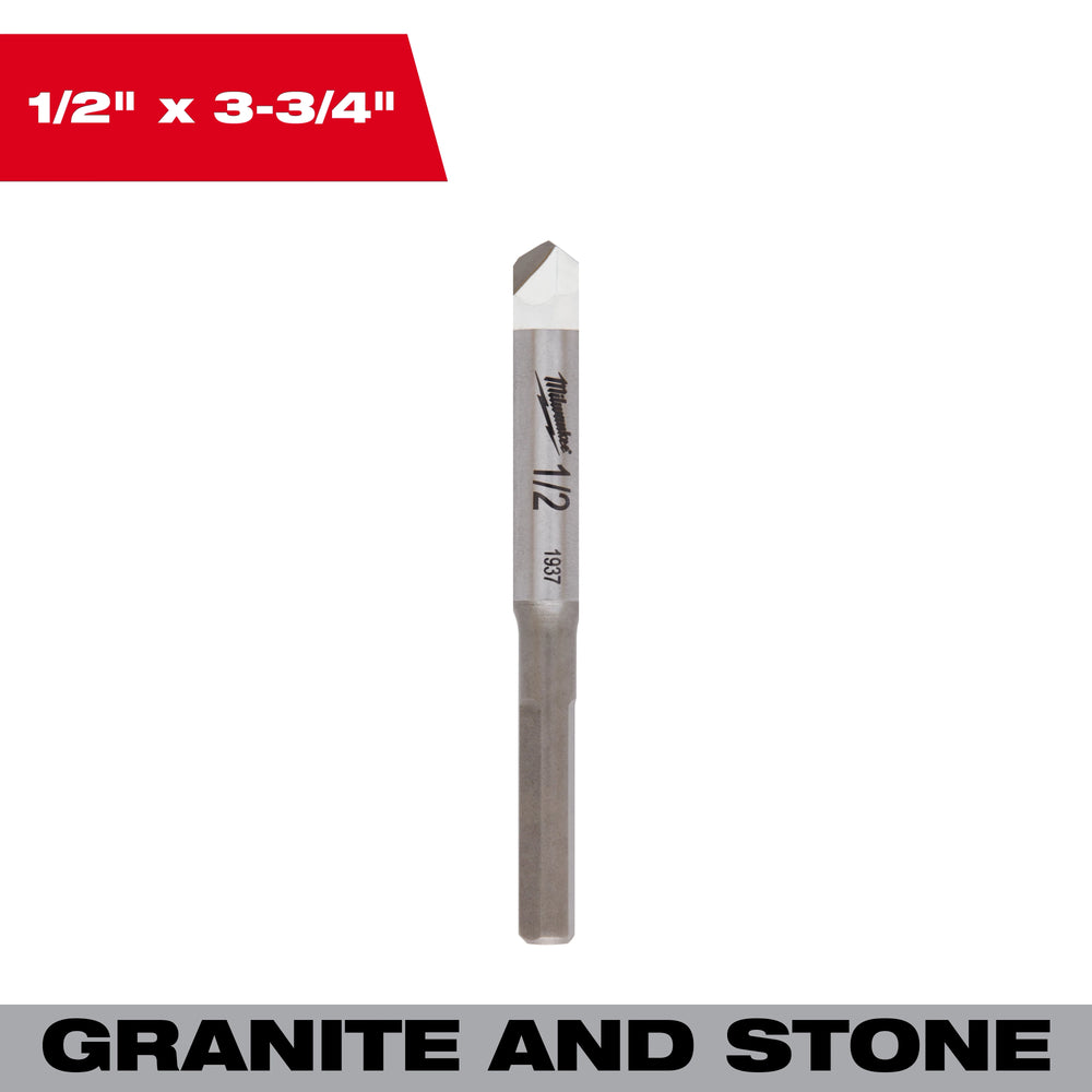 Broca para piedra natural de 1/2" Milwaukee 48-20-8995 - imagen 2