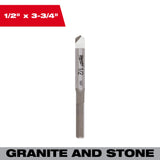 Broca para piedra natural de 1/2" Milwaukee 48-20-8995 - imagen 2