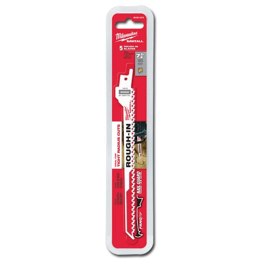 Hoja para instalaciones eléctricas y de plomería SAWZALL®, paquete de 5 unidades Milwaukee 48-00-1610 - imagen 2