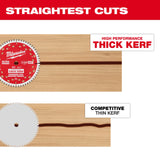 Hoja circular de corte corte Ultra Finish de 7-1/4" de 60 toneladas de grosor Milwaukee 48-40-0730 - imagen 7