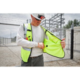 Chaleco de seguridad de malla amarilla de gran visibilidad clase 2 AR/FR Cat. 1, tallas L/XL Milwaukee 48-73-5202 - imagen 7