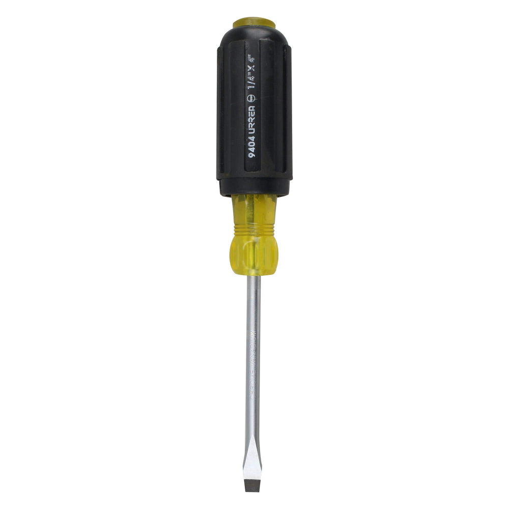 Destornillador con mango cushion grip, punta plana barra redonda 1/4" x 4" Urrea 9404 - imagen 7