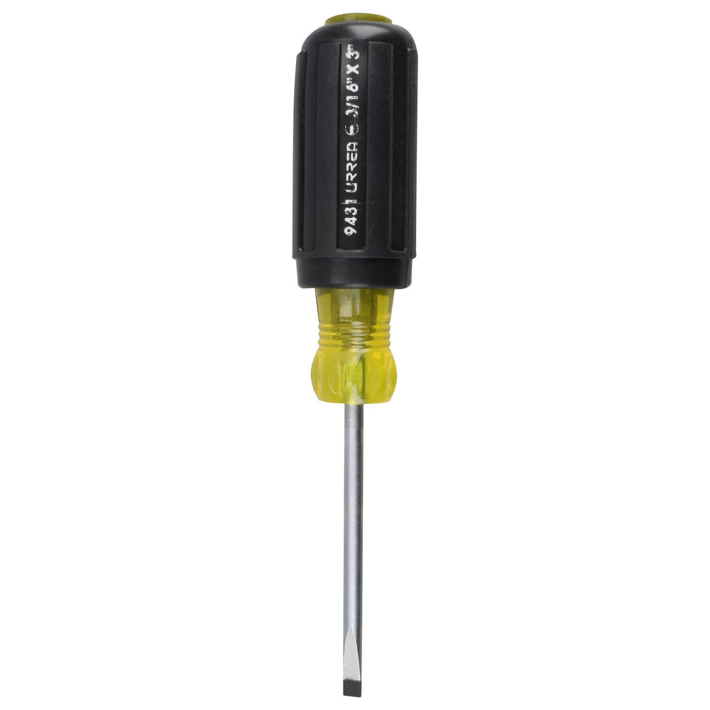 Destornillador con mango cushion grip, punta cabinet barra redonda 3/16" x 3" Urrea 9431 - imagen 5