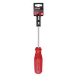 Destornillador con mango rojo, punta plana barra redonda 3/16" x 4" Urrea 9602R - imagen 3