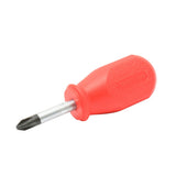 Destornillador con mango rojo, tipo trompo punta Phillips barra redonda #2 x 1-3/8" Urrea 9671R