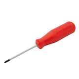 Destornillador con mango rojo, punta Phillips barra redonda #2 x 4" Urrea 9684R