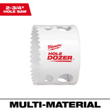 Broca sierra bimetálica Hole Dozer™ de 2-3/4" Milwaukee 49-56-0163 - imagen 2