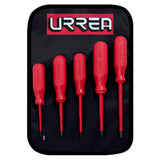 Juego de destornilladores rojos 1000 V, combinados, 5 piezas Urrea 9700C